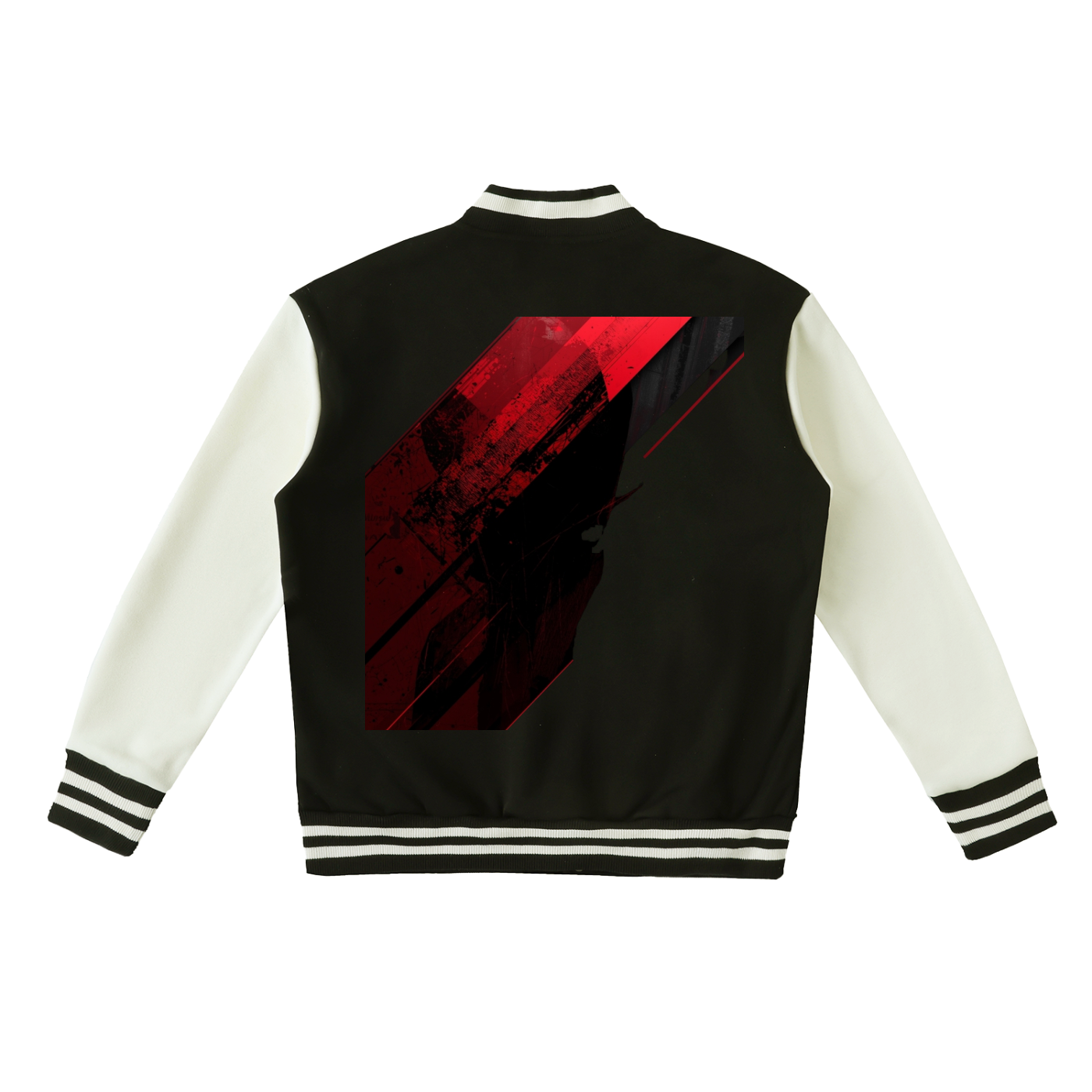 Siksinzo Two-Tone Fleeced Varsity Jacket