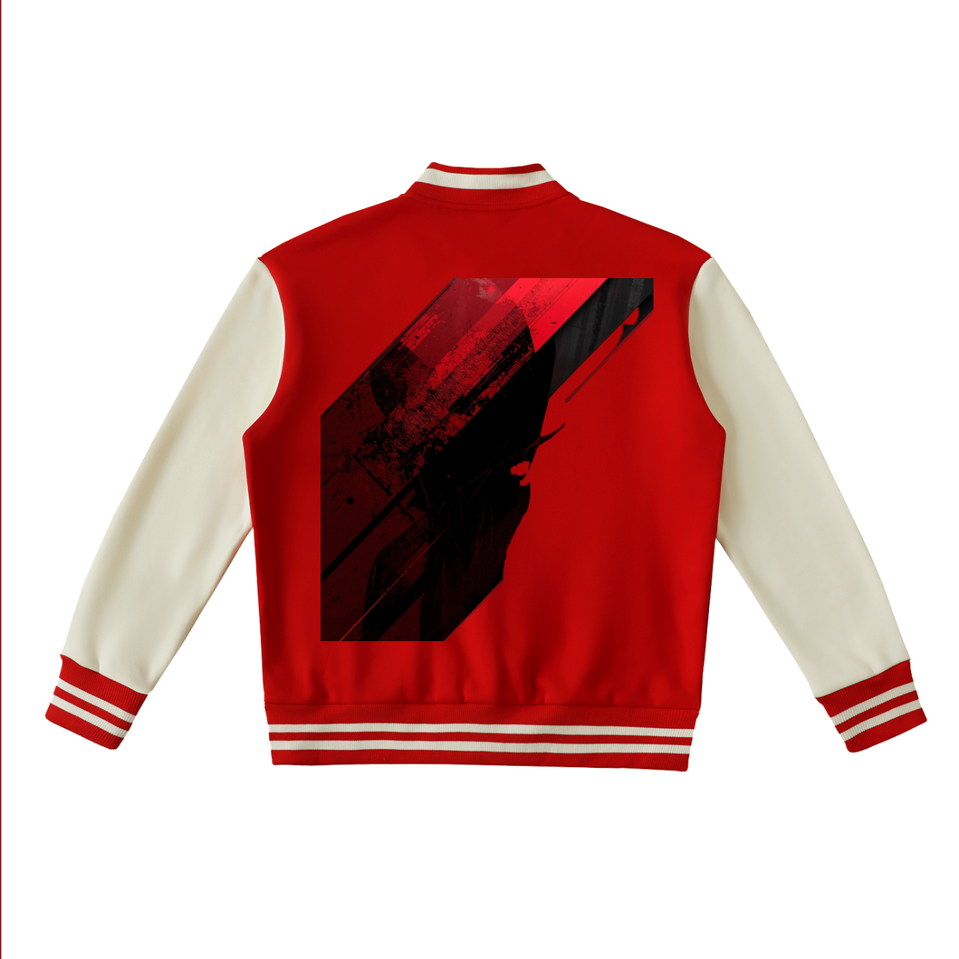 Siksinzo Two-Tone Fleeced Varsity Jacket
