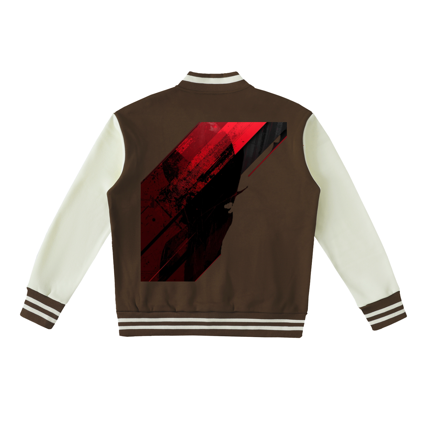 Siksinzo Two-Tone Fleeced Varsity Jacket