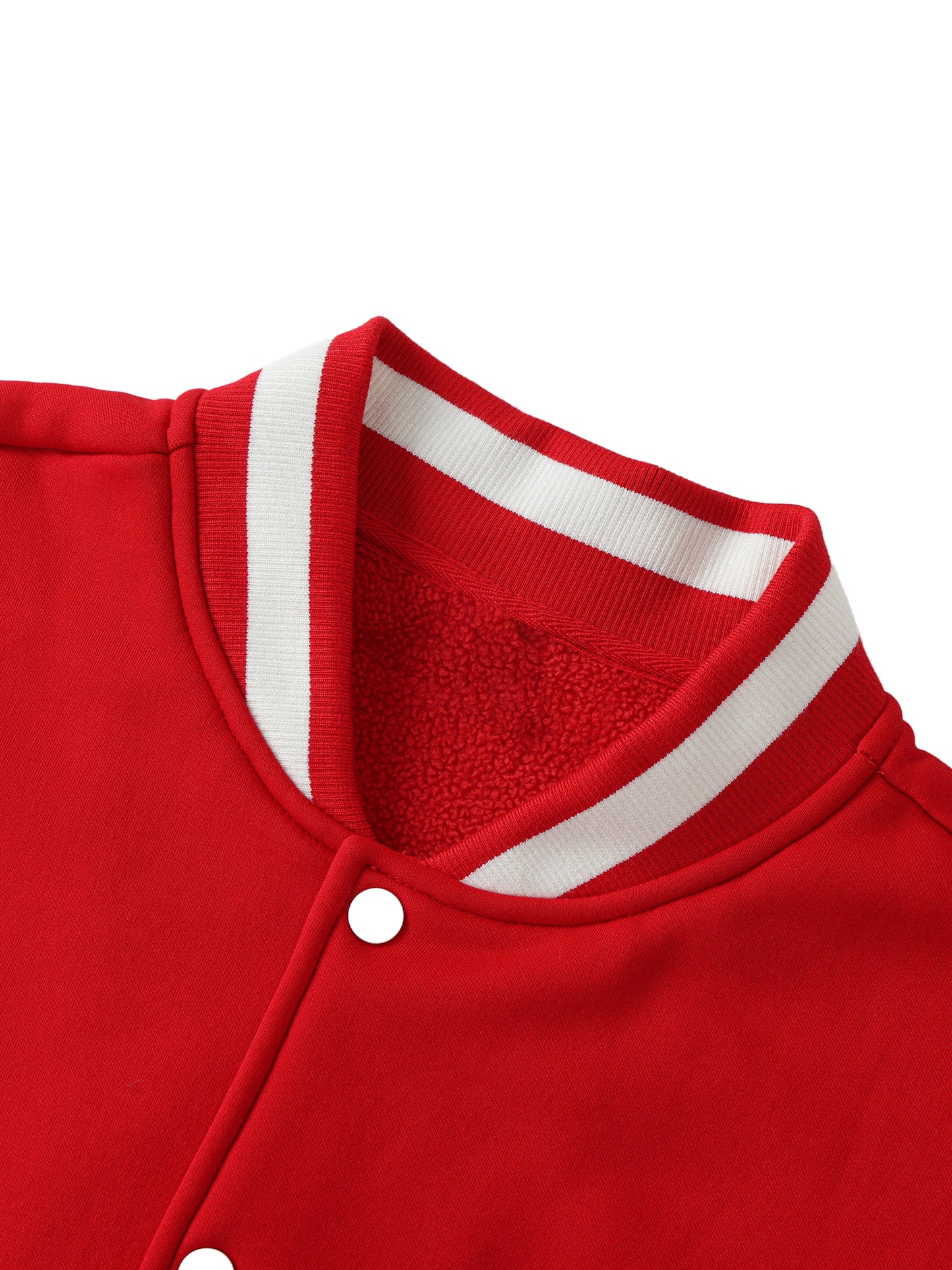 Siksinzo Two-Tone Fleeced Varsity Jacket
