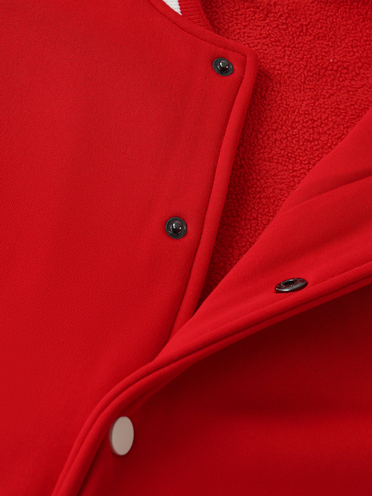 Siksinzo Two-Tone Fleeced Varsity Jacket