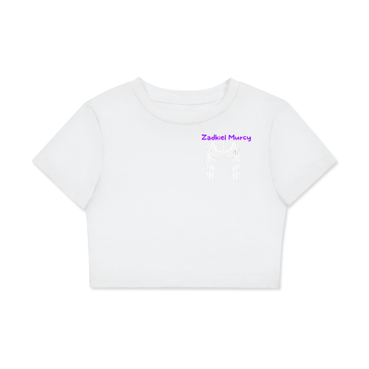 Zadkiel Murcy (Fitted Crop Cotton T-Shirt)