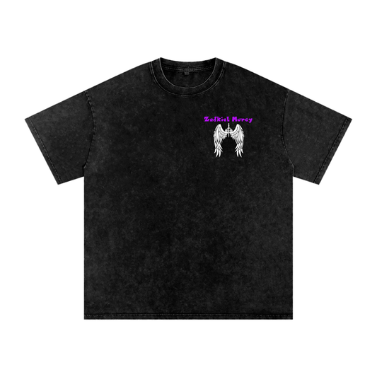 Zadkiel Murcy (Acid Wash Oversize T-Shirt - 250 GSM)